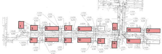 Подключенные дома по улице Нахимова