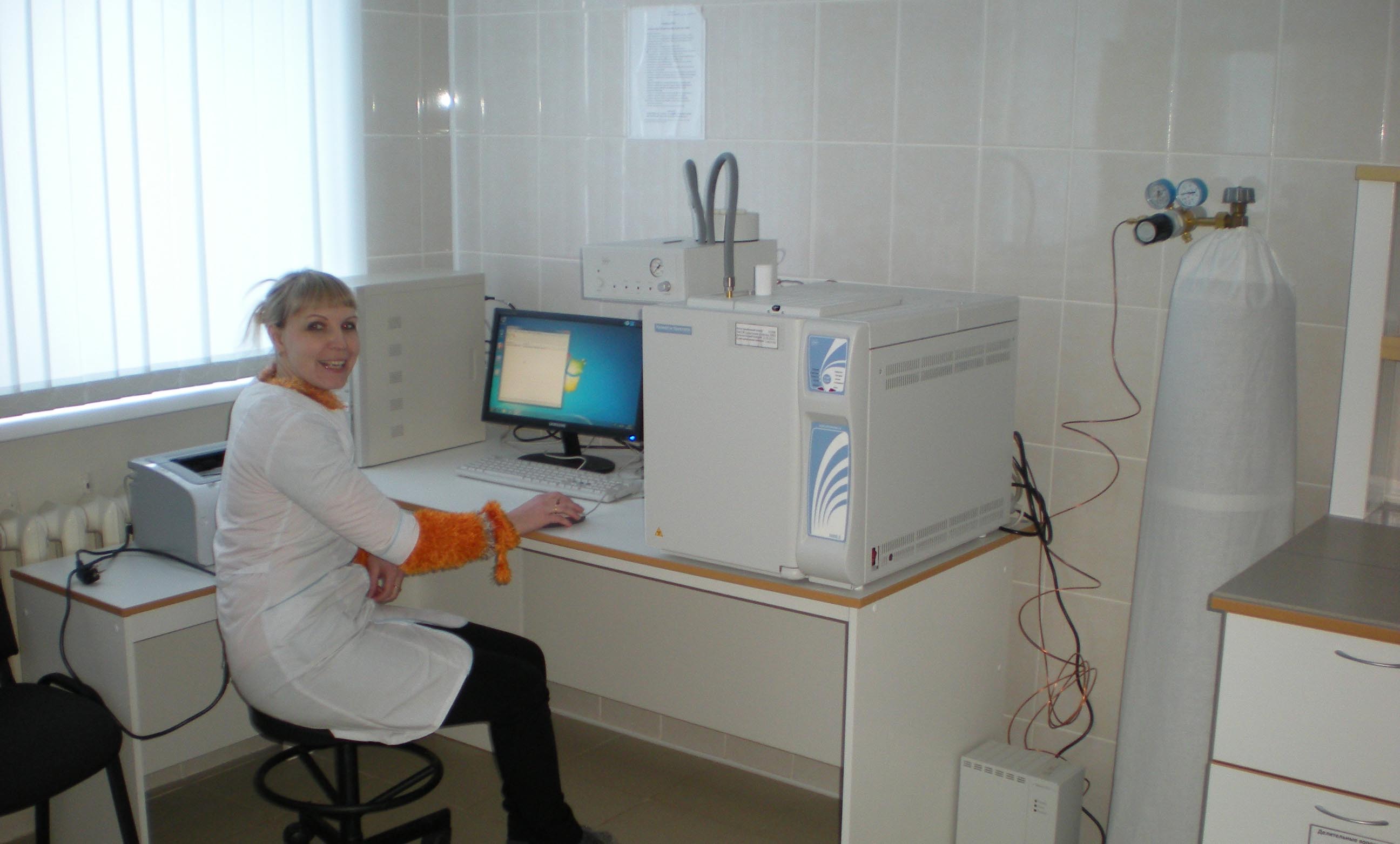 В лаборатории ВОС